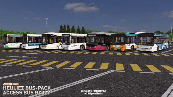 Игра OMSI 2 Add-on Heuliez Bus-Pack Access Bus GX327, скриншот