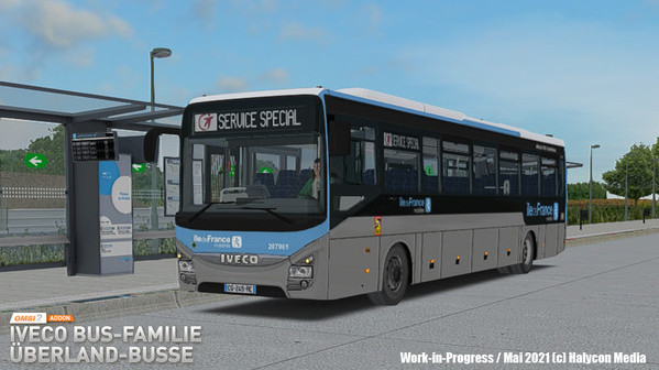 Игра OMSI 2 Add-on IVECO Bus-Familie - Überland-Busse, скриншот