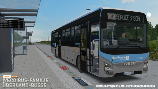 Игра OMSI 2 Add-on IVECO Bus-Familie - Überland-Busse, скриншот