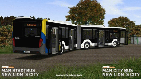 Игра OMSI 2 Add-on MAN Stadtbus New Lion's City, скриншот
