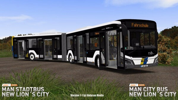 Игра OMSI 2 Add-on MAN Stadtbus New Lion's City, скриншот