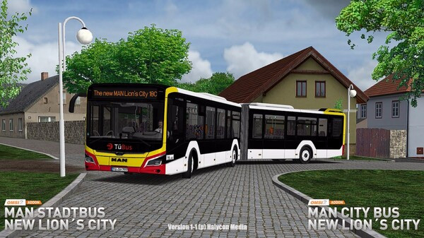 Игра OMSI 2 Add-on MAN Stadtbus New Lion's City, скриншот