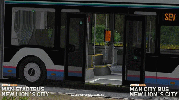 Игра OMSI 2 Add-on MAN Stadtbus New Lion's City, скриншот