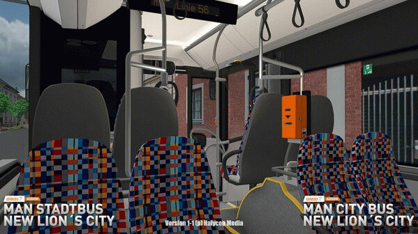 Игра OMSI 2 Add-on MAN Stadtbus New Lion's City, скриншот