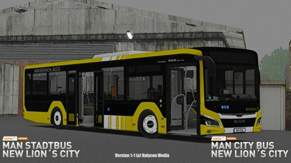 Игра OMSI 2 Add-on MAN Stadtbus New Lion's City, скриншот