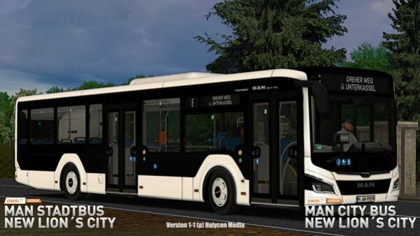 Игра OMSI 2 Add-on MAN Stadtbus New Lion's City, скриншот