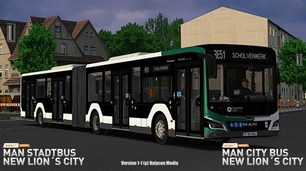 Игра OMSI 2 Add-on MAN Stadtbus New Lion's City, скриншот