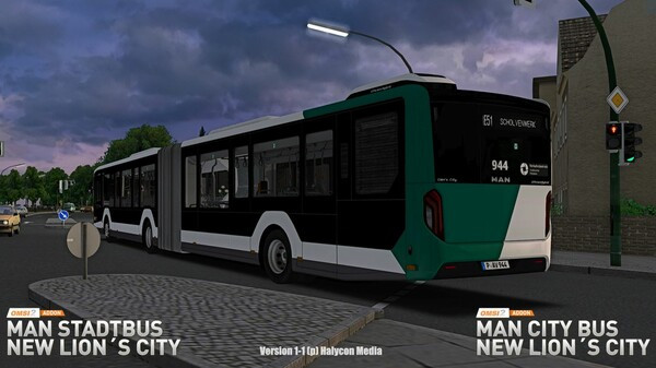 Игра OMSI 2 Add-on MAN Stadtbus New Lion's City, скриншот
