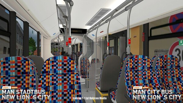Игра OMSI 2 Add-on MAN Stadtbus New Lion's City, скриншот