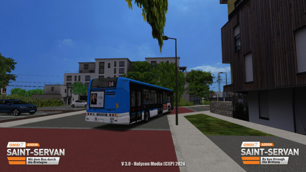 Игра OMSI 2 Add-on Saint-Servan, скриншот
