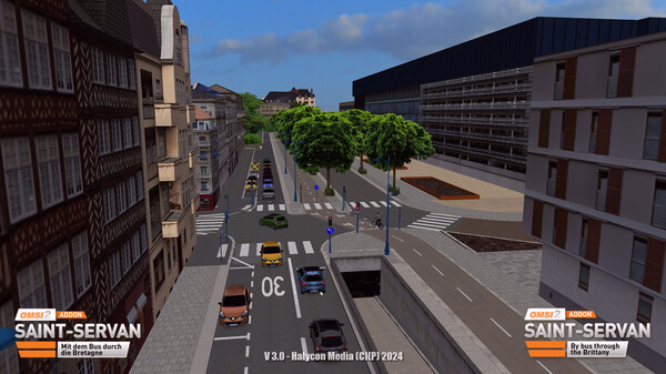 Игра OMSI 2 Add-on Saint-Servan, скриншот