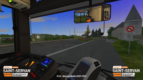 Игра OMSI 2 Add-on Saint-Servan, скриншот