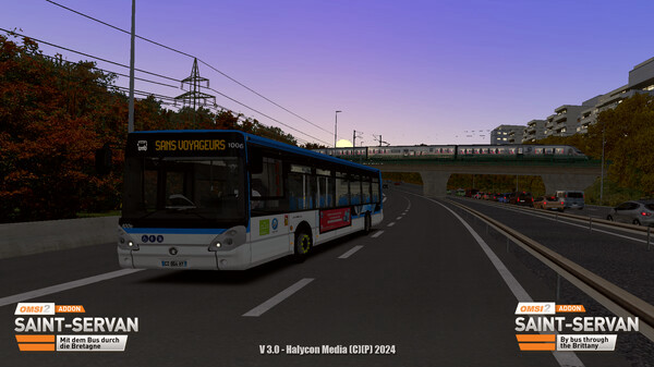 Игра OMSI 2 Add-on Saint-Servan, скриншот