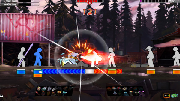 Игра One Finger Death Punch 2, скриншот