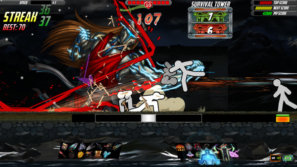 Игра One Finger Death Punch 2, скриншот