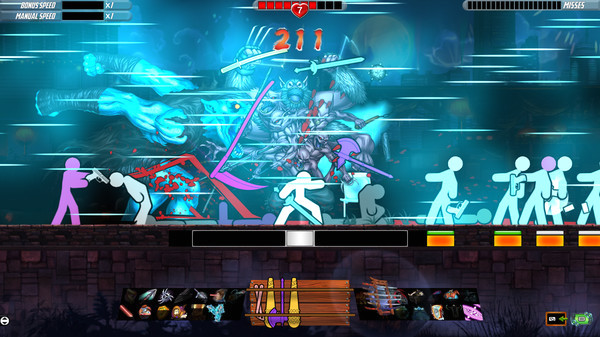 Игра One Finger Death Punch 2, скриншот
