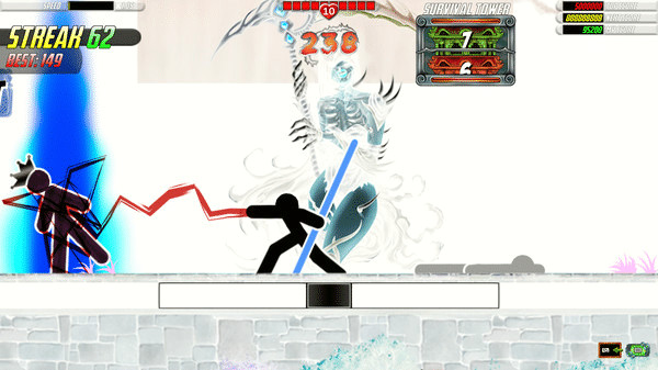 Игра One Finger Death Punch 2, скриншот