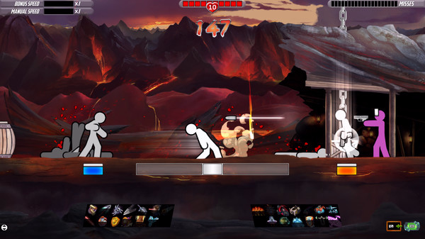 Игра One Finger Death Punch 2, скриншот
