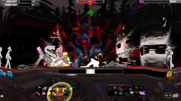 Игра One Finger Death Punch 2, скриншот