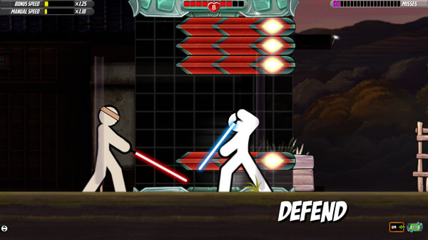 Игра One Finger Death Punch 2, скриншот