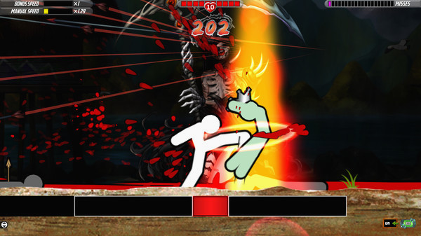 Игра One Finger Death Punch 2, скриншот