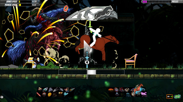 Игра One Finger Death Punch 2, скриншот