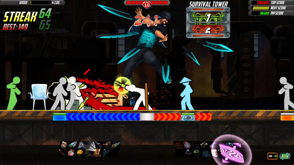 Игра One Finger Death Punch 2, скриншот