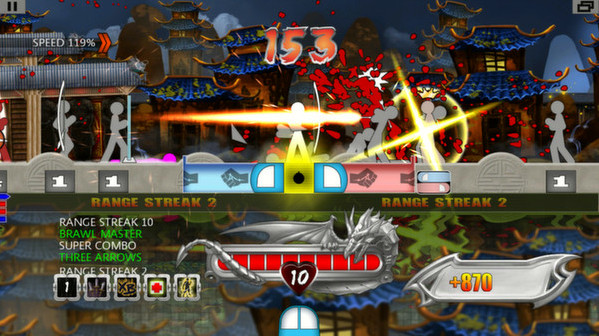 Игра One Finger Death Punch, скриншот