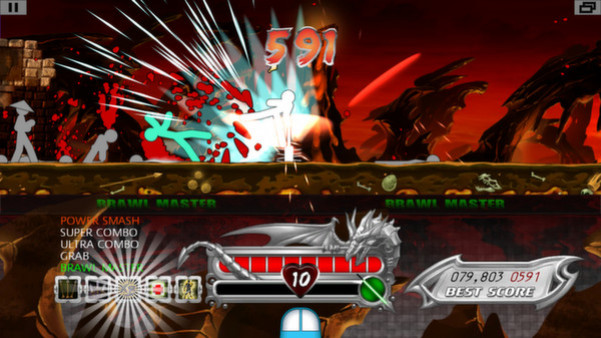 Игра One Finger Death Punch, скриншот