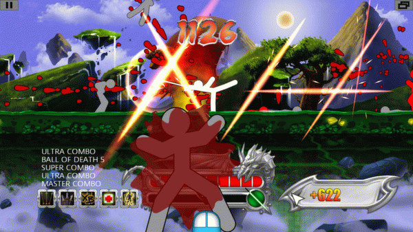Игра One Finger Death Punch, скриншот