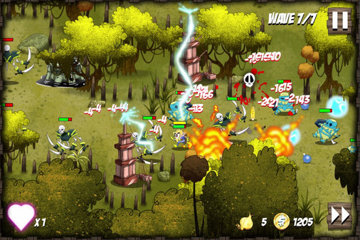 Игра Onion Force, скриншот