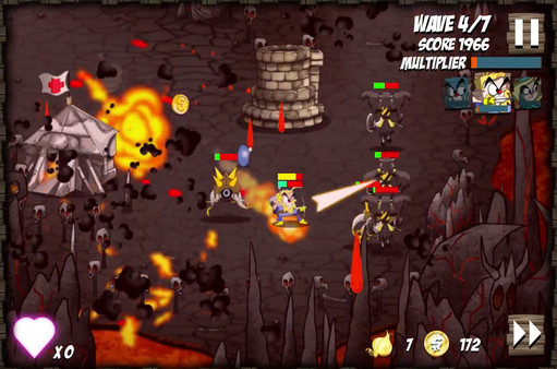 Игра Onion Force, скриншот