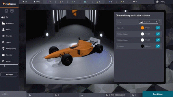 Игра Open Wheel Manager 2, скриншот