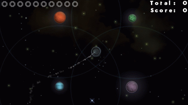 Игра Orbit HD, скриншот