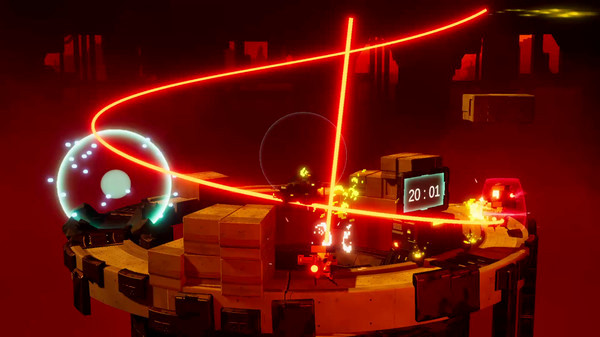 Игра Orbital Bullet – The 360° Rogue-lite, скриншот