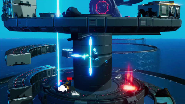 Игра Orbital Bullet – The 360° Rogue-lite, скриншот