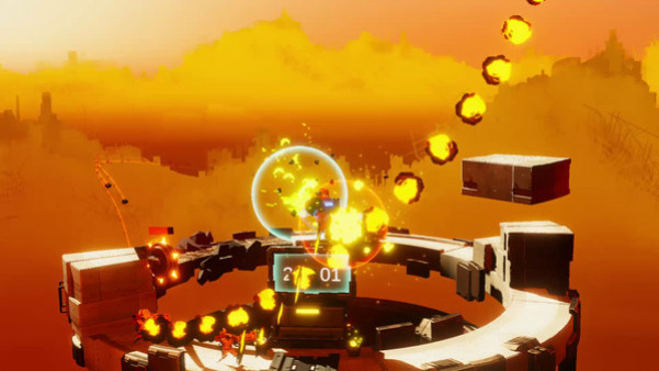 Игра Orbital Bullet – The 360° Rogue-lite, скриншот