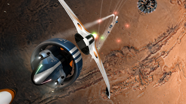 Игра Orbital Racer, скриншот