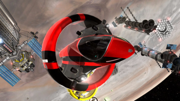 Игра Orbital Racer, скриншот