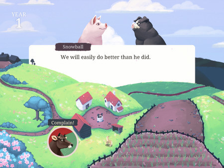 Игра Orwell's Animal Farm, скриншот