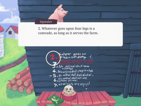 Игра Orwell's Animal Farm, скриншот