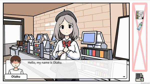 Игра Otaku's Adventure, скриншот