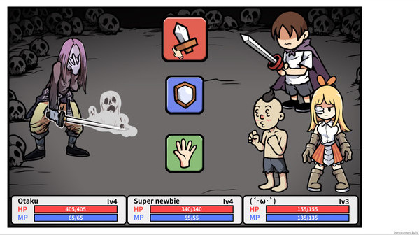 Игра Otaku's Adventure, скриншот