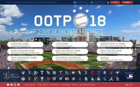 Игра Out of the Park Baseball 18, скриншот