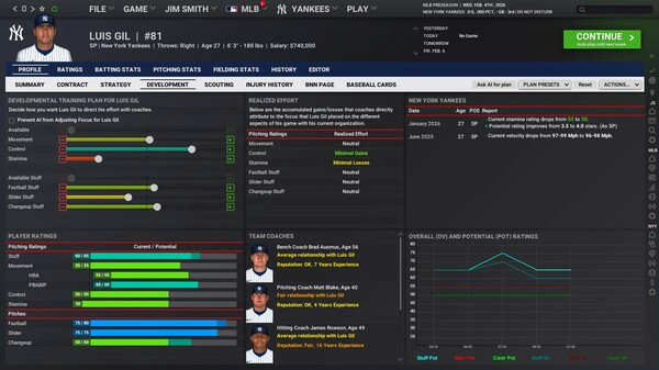 Игра Out of the Park Baseball 26, скриншот