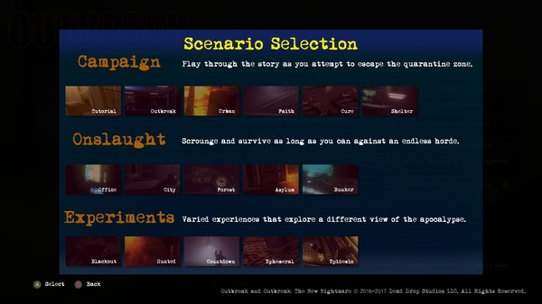 Игра Outbreak: The New Nightmare, скриншот