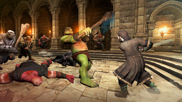 Игра Outcasts of Dungeon:Epic Magic World Fight Rogue Game Simulator, скриншот