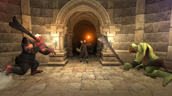 Игра Outcasts of Dungeon:Epic Magic World Fight Rogue Game Simulator, скриншот