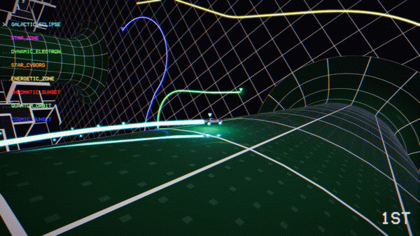 Игра Outrunner: Neon Nights, скриншот