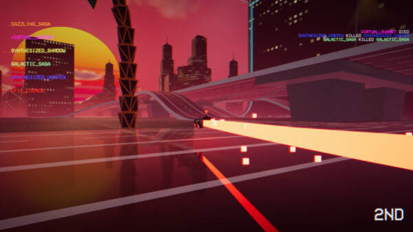 Игра Outrunner: Neon Nights, скриншот
